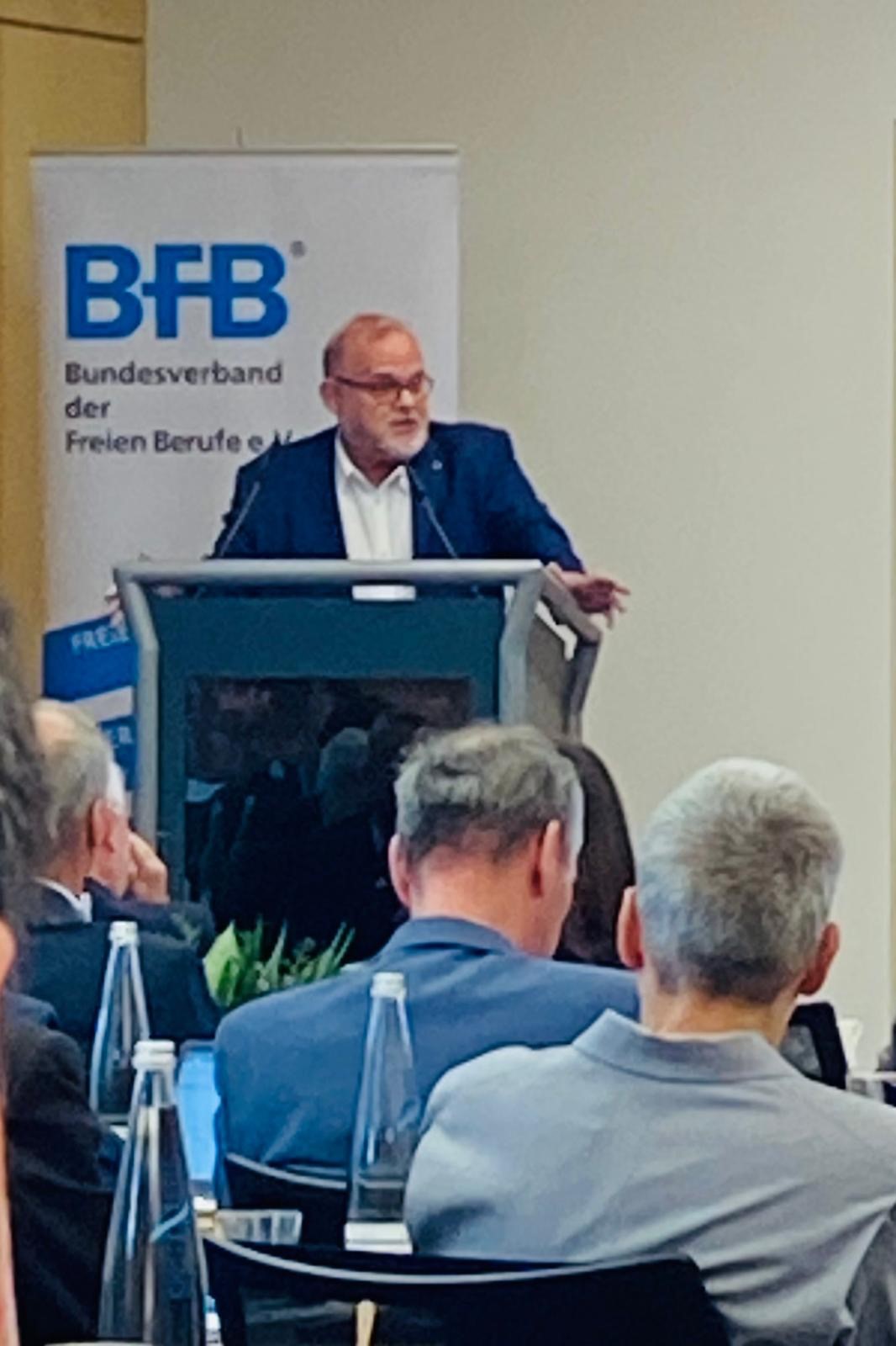 Antrittsrede von Dirk Sturmfels bei den Wahlen des BFB-Vorstands