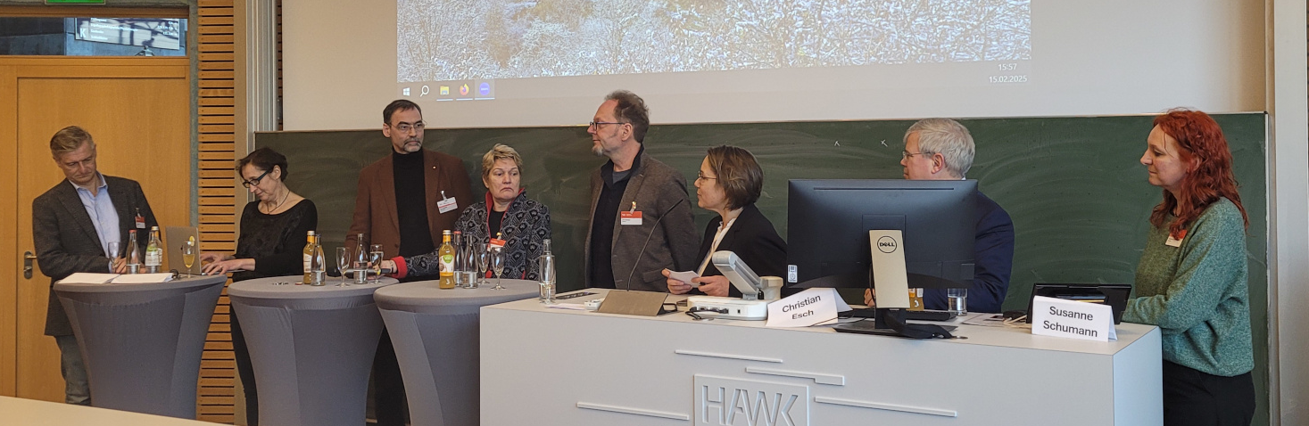 Podiumsdiskussion an der HAWK HIldesheim. Foto: Stephanie Silligmann